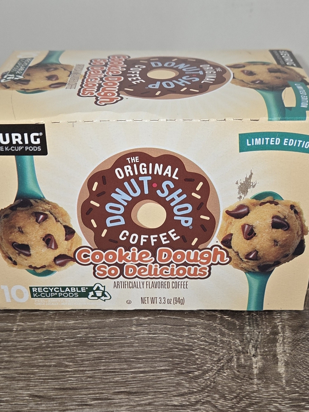 Donut Shop Cookie Dough So Delicious Keurig Coffee Pods 10 Ct Exp 11/27